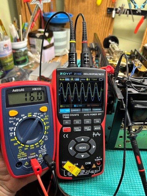Restored SX-680 internal circuitry